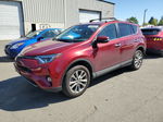 2018 Toyota Rav4 Limited Burgundy vin: 2T3DFREV9JW852725