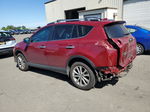 2018 Toyota Rav4 Limited Burgundy vin: 2T3DFREV9JW852725