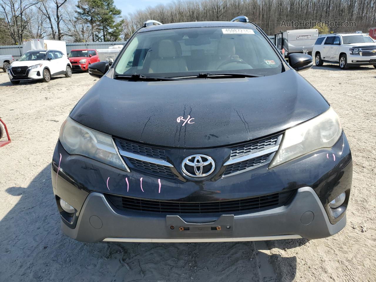 2015 Toyota Rav4 Limited Черный vin: 2T3DFREVXFW355206