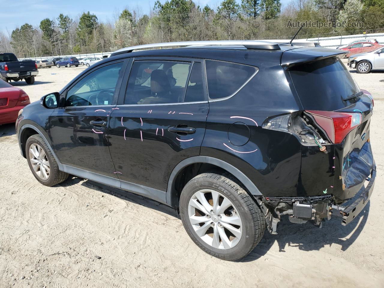 2015 Toyota Rav4 Limited Black vin: 2T3DFREVXFW355206