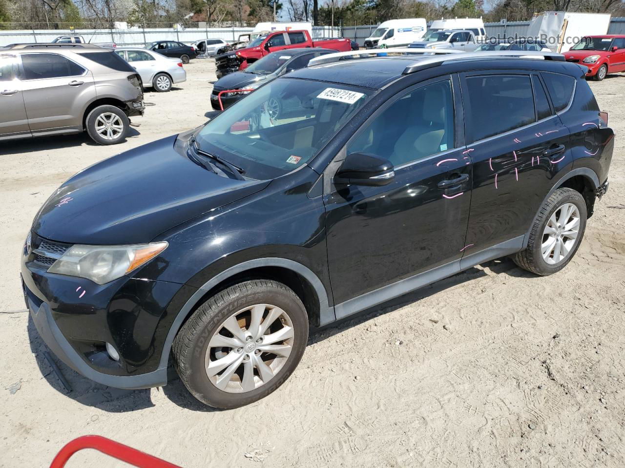 2015 Toyota Rav4 Limited Black vin: 2T3DFREVXFW355206