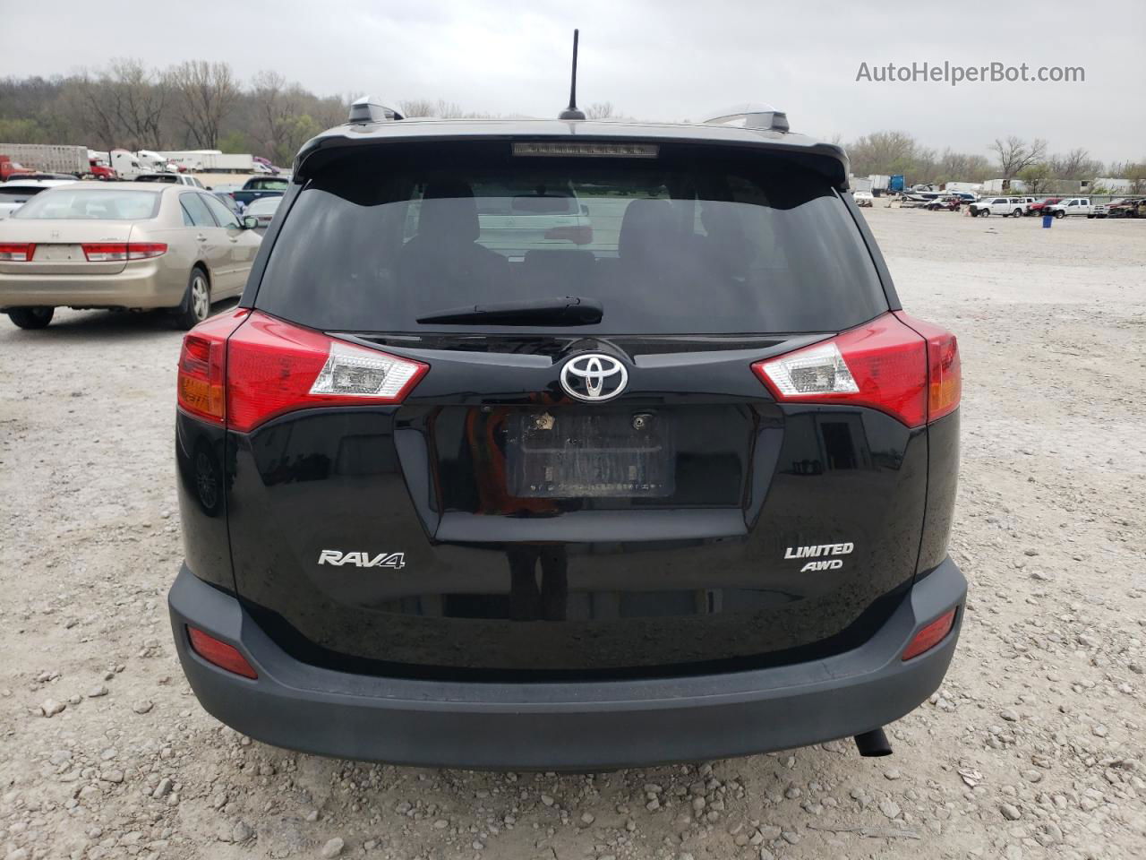 2015 Toyota Rav4 Limited Черный vin: 2T3DFREVXFW373138