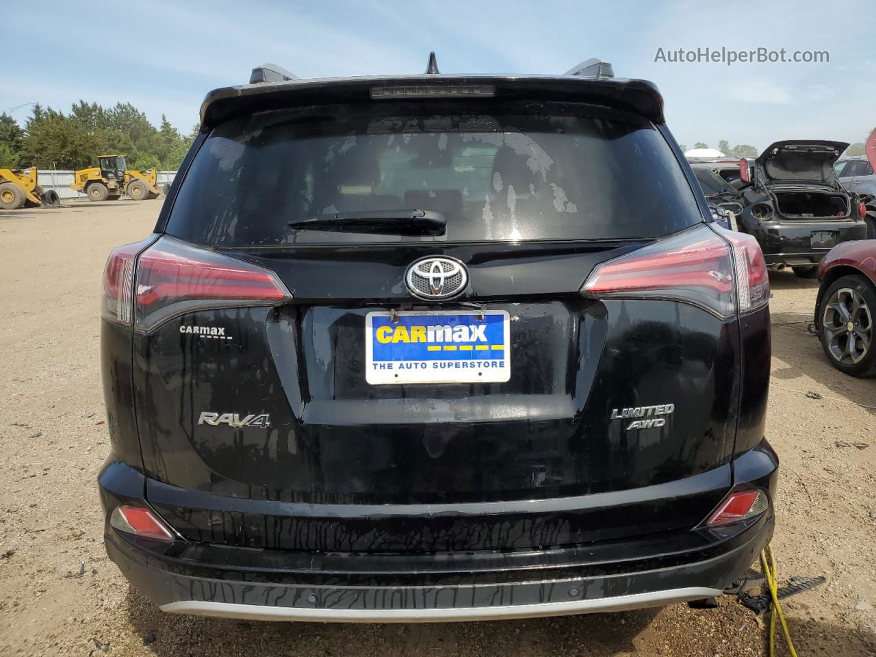 2016 Toyota Rav4 Limited Черный vin: 2T3DFREVXGW504084