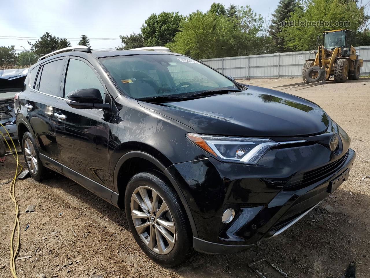 2016 Toyota Rav4 Limited Черный vin: 2T3DFREVXGW504084