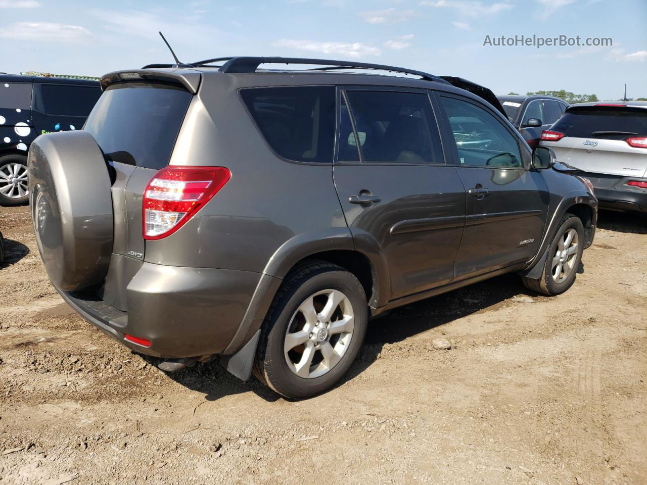 2010 Toyota Rav4 Limited Gray vin: 2T3DK4DV1AW028380