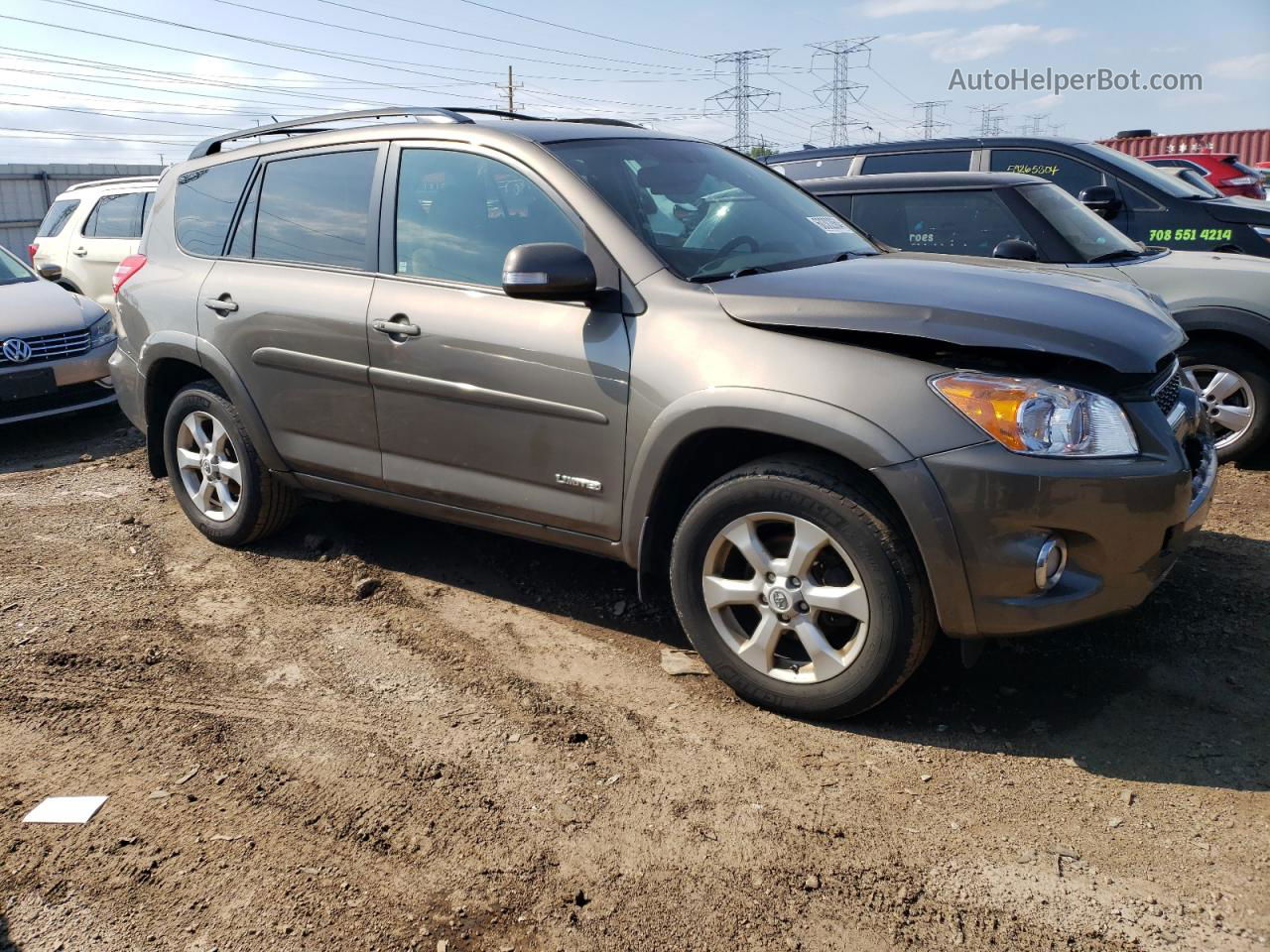 2010 Toyota Rav4 Limited Gray vin: 2T3DK4DV1AW028380