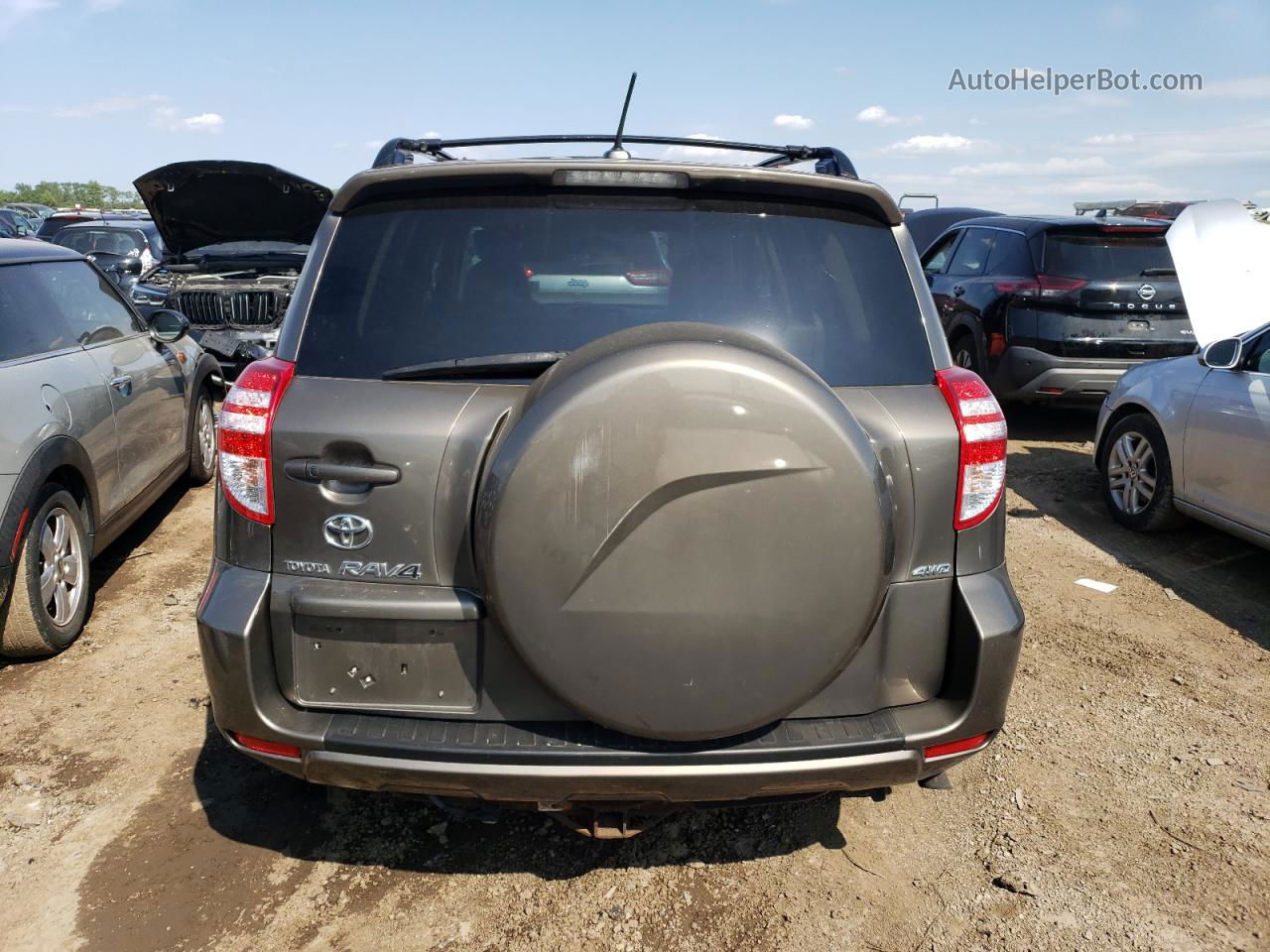 2010 Toyota Rav4 Limited Gray vin: 2T3DK4DV1AW028380