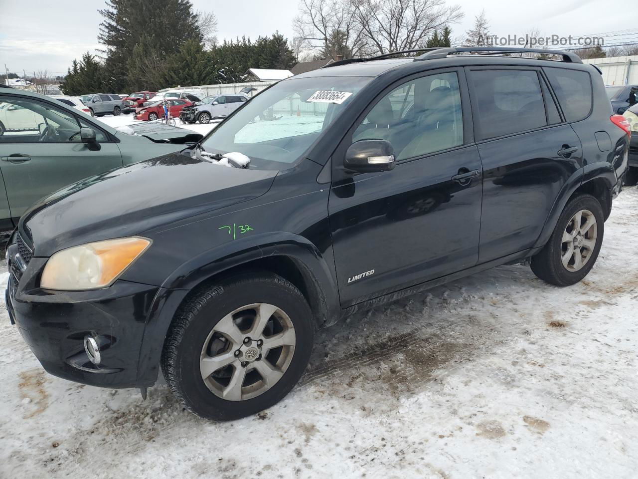 2010 Toyota Rav4 Limited Black vin: 2T3DK4DV5AW028611