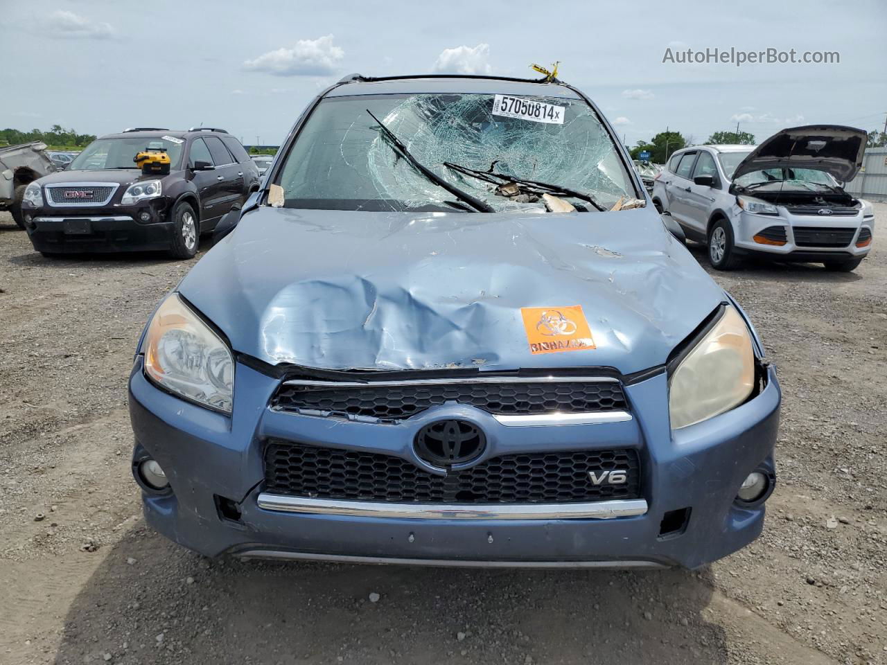 2010 Toyota Rav4 Limited Blue vin: 2T3DK4DVXAW025963