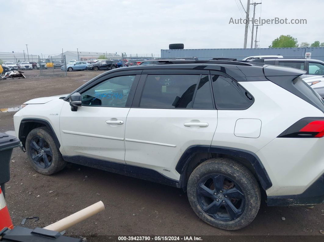 2021 Toyota Rav4 Xse Hybrid White vin: 2T3E6RFV3MW020322