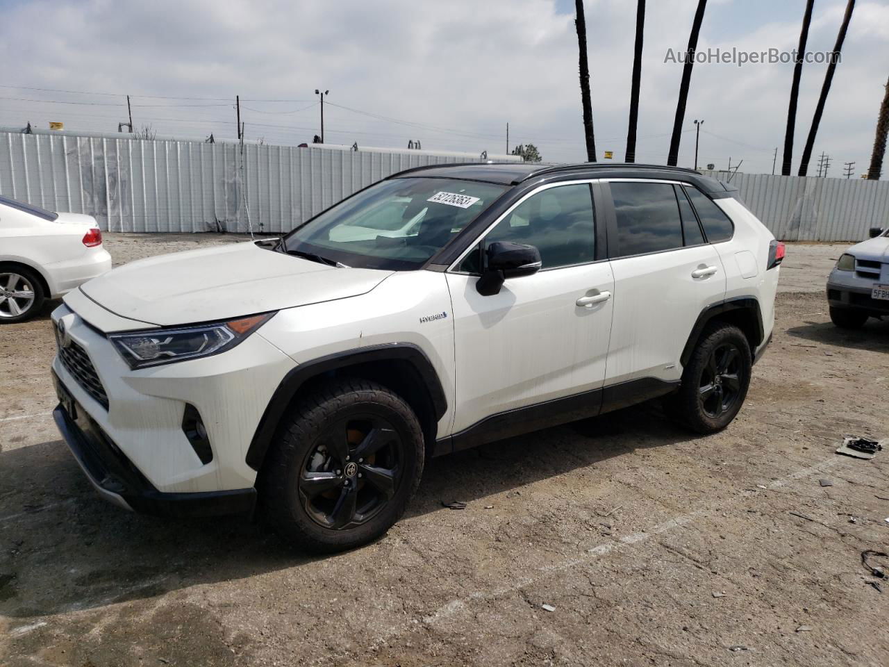 2021 Toyota Rav4 Xse White vin: 2T3E6RFV7MW017908