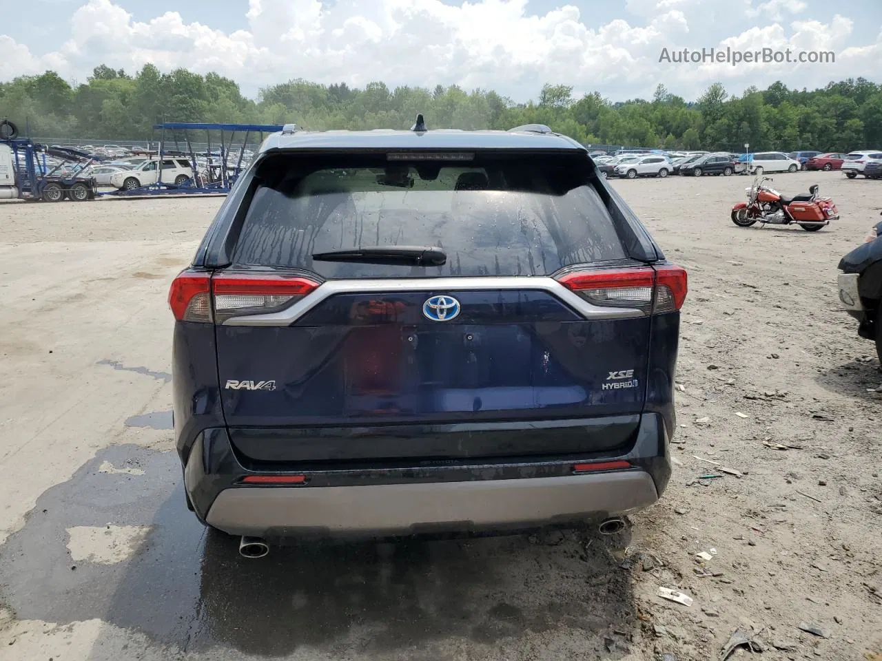 2021 Toyota Rav4 Xse Синий vin: 2T3E6RFV8MW004584