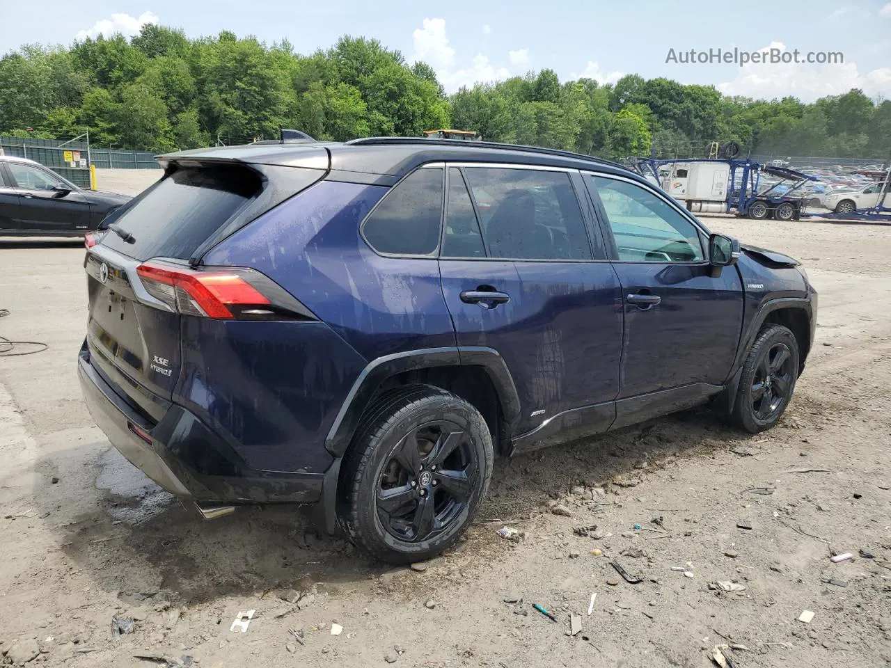 2021 Toyota Rav4 Xse Blue vin: 2T3E6RFV8MW004584