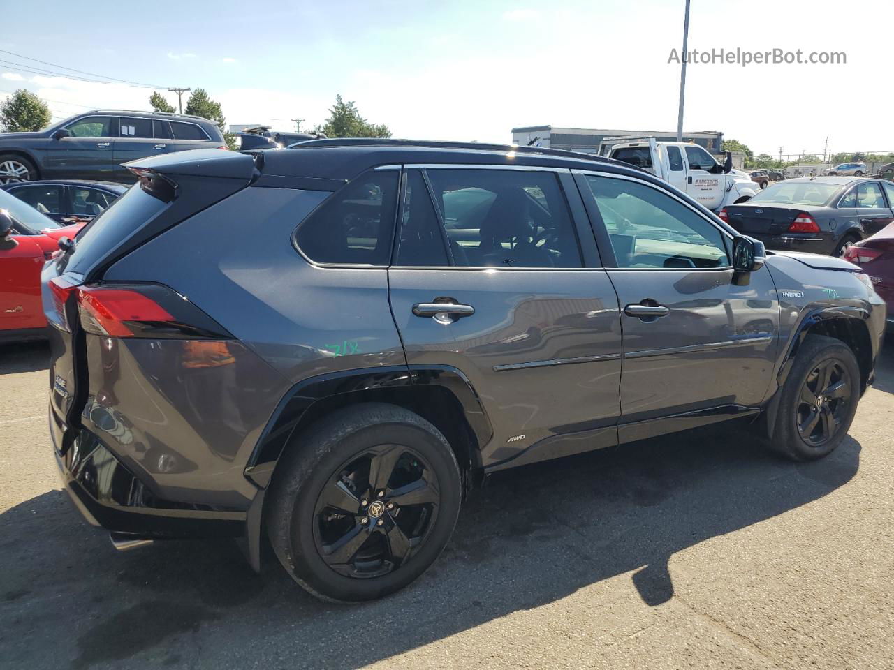 2021 Toyota Rav4 Xse Gray vin: 2T3E6RFVXMW012945