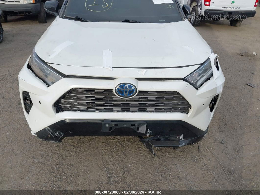 2020 Toyota Rav4 Xse Hybrid White vin: 2T3EWRFV1LW053088