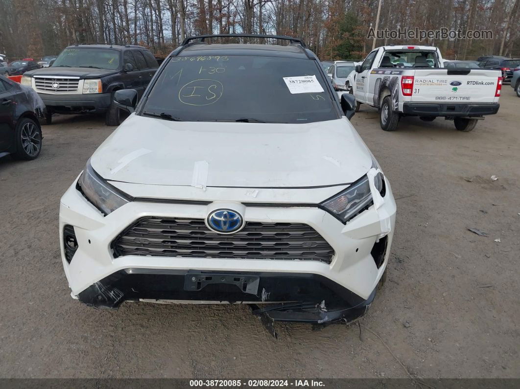 2020 Toyota Rav4 Xse Hybrid Белый vin: 2T3EWRFV1LW053088