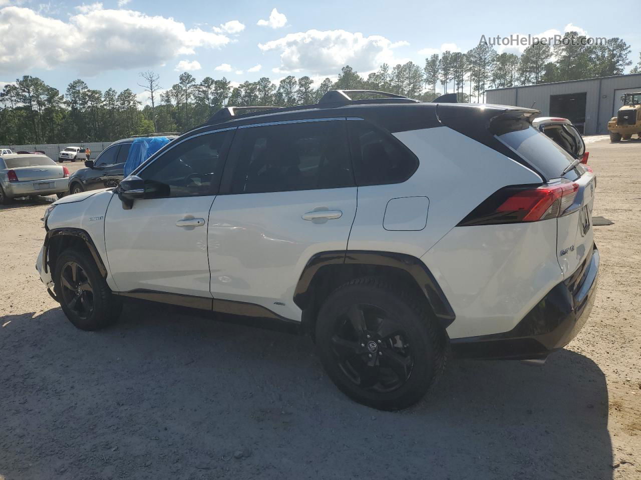 2019 Toyota Rav4 Xse White vin: 2T3EWRFV5KW040780