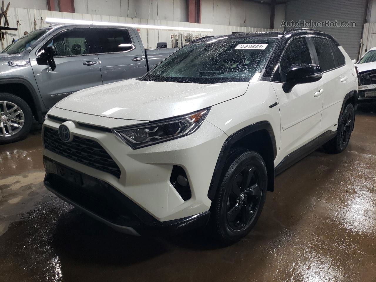 2020 Toyota Rav4 Xse White vin: 2T3EWRFV8LW054920