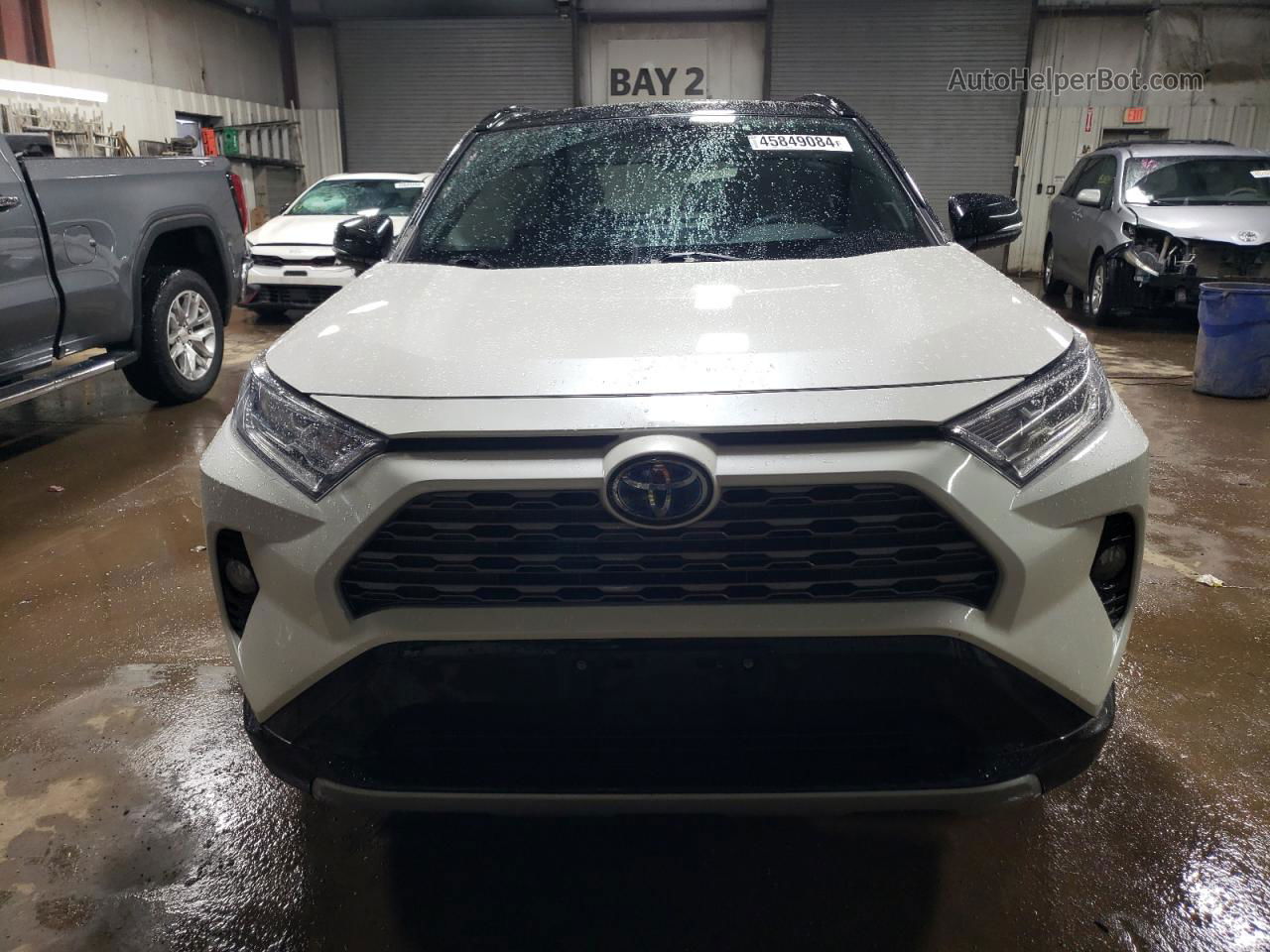 2020 Toyota Rav4 Xse White vin: 2T3EWRFV8LW054920