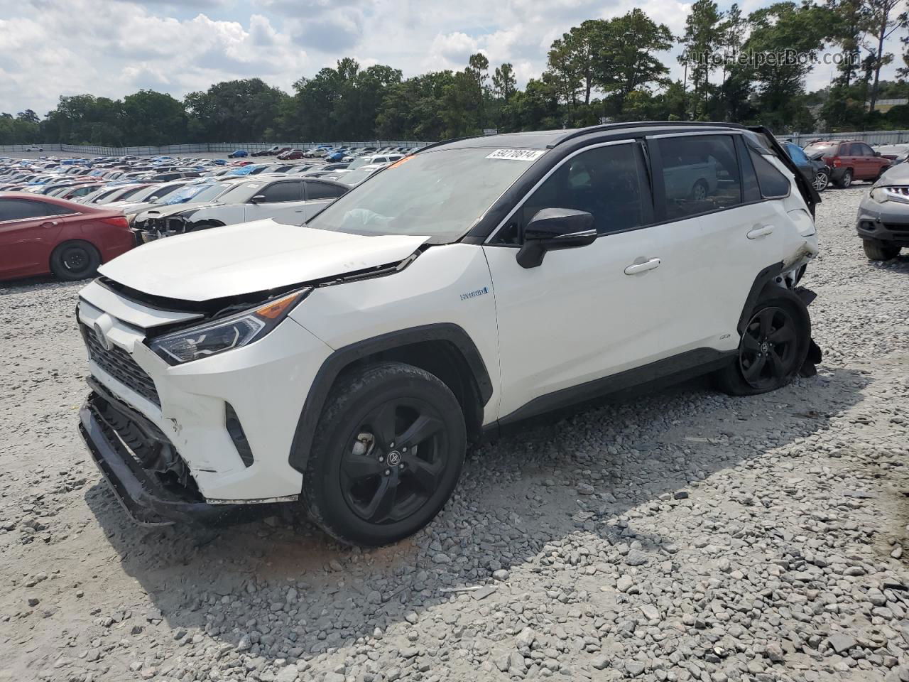 2020 Toyota Rav4 Xse White vin: 2T3EWRFV9LW082015