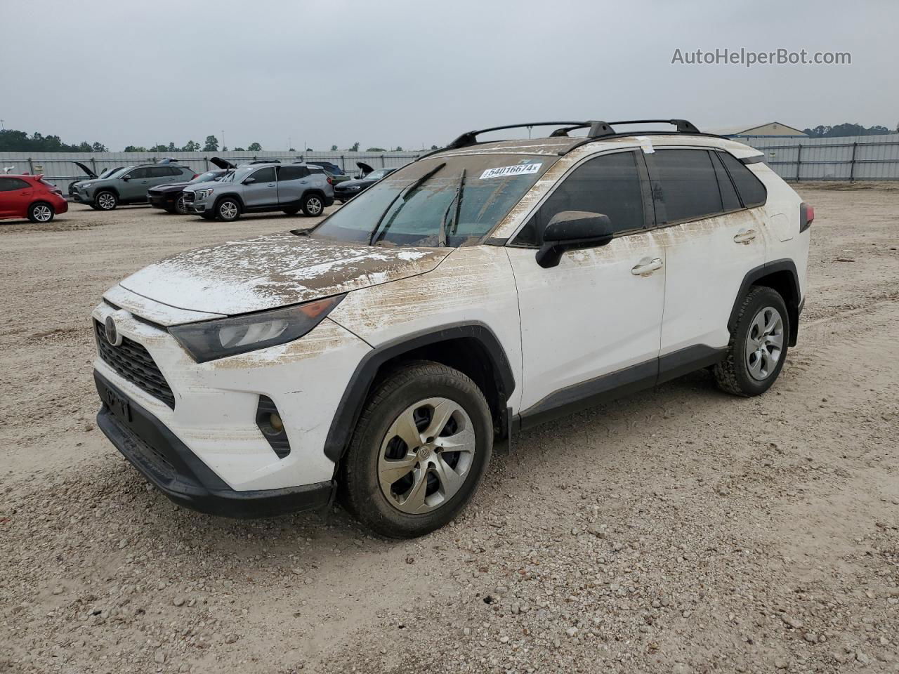 2020 Toyota Rav4 Le White vin: 2T3F1RFV0LC113916