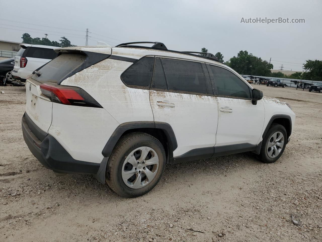 2020 Toyota Rav4 Le White vin: 2T3F1RFV0LC113916