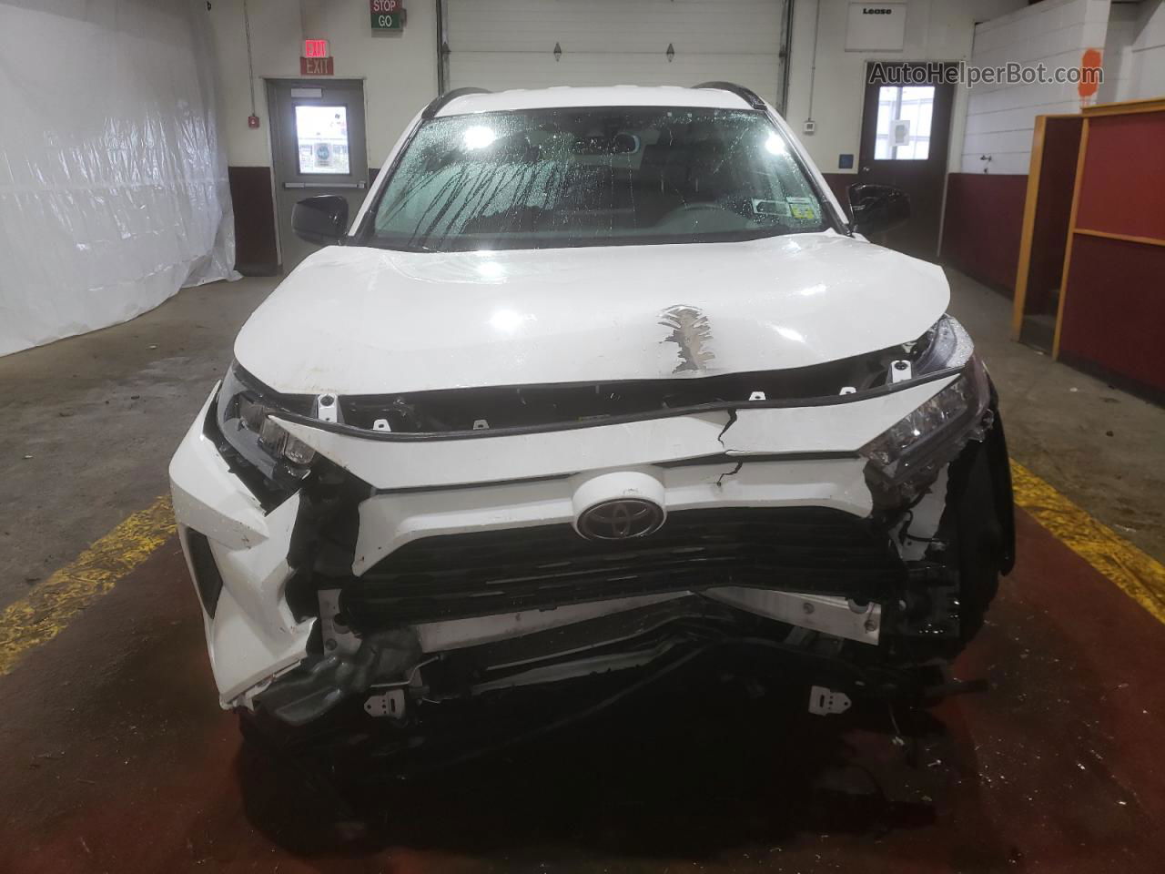 2021 Toyota Rav4 Le White vin: 2T3F1RFV1MC177853