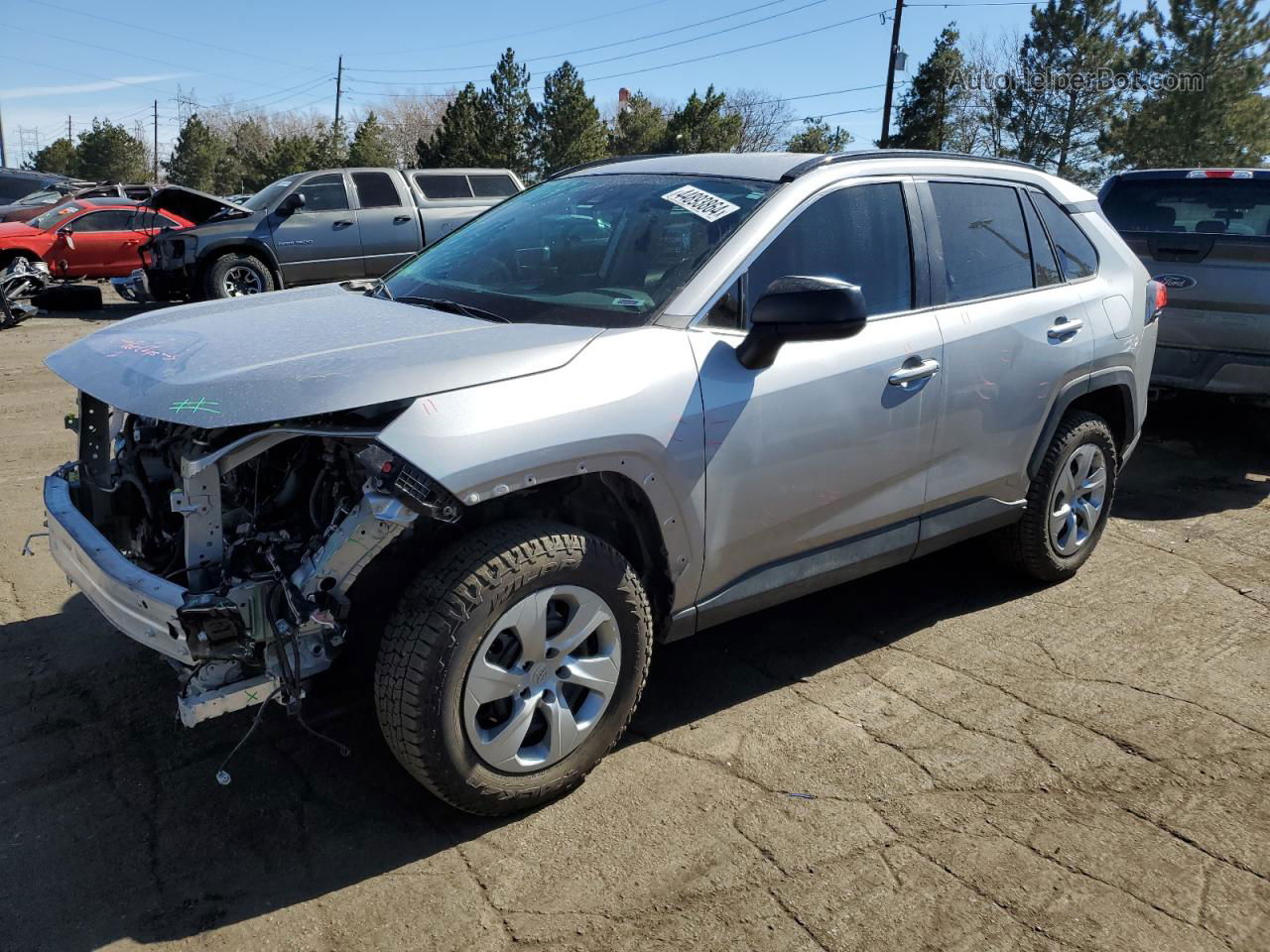 2021 Toyota Rav4 Le Silver vin: 2T3F1RFV1MC255063