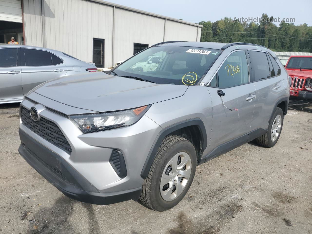 2019 Toyota Rav4 Le Silver vin: 2T3F1RFV2KC018062