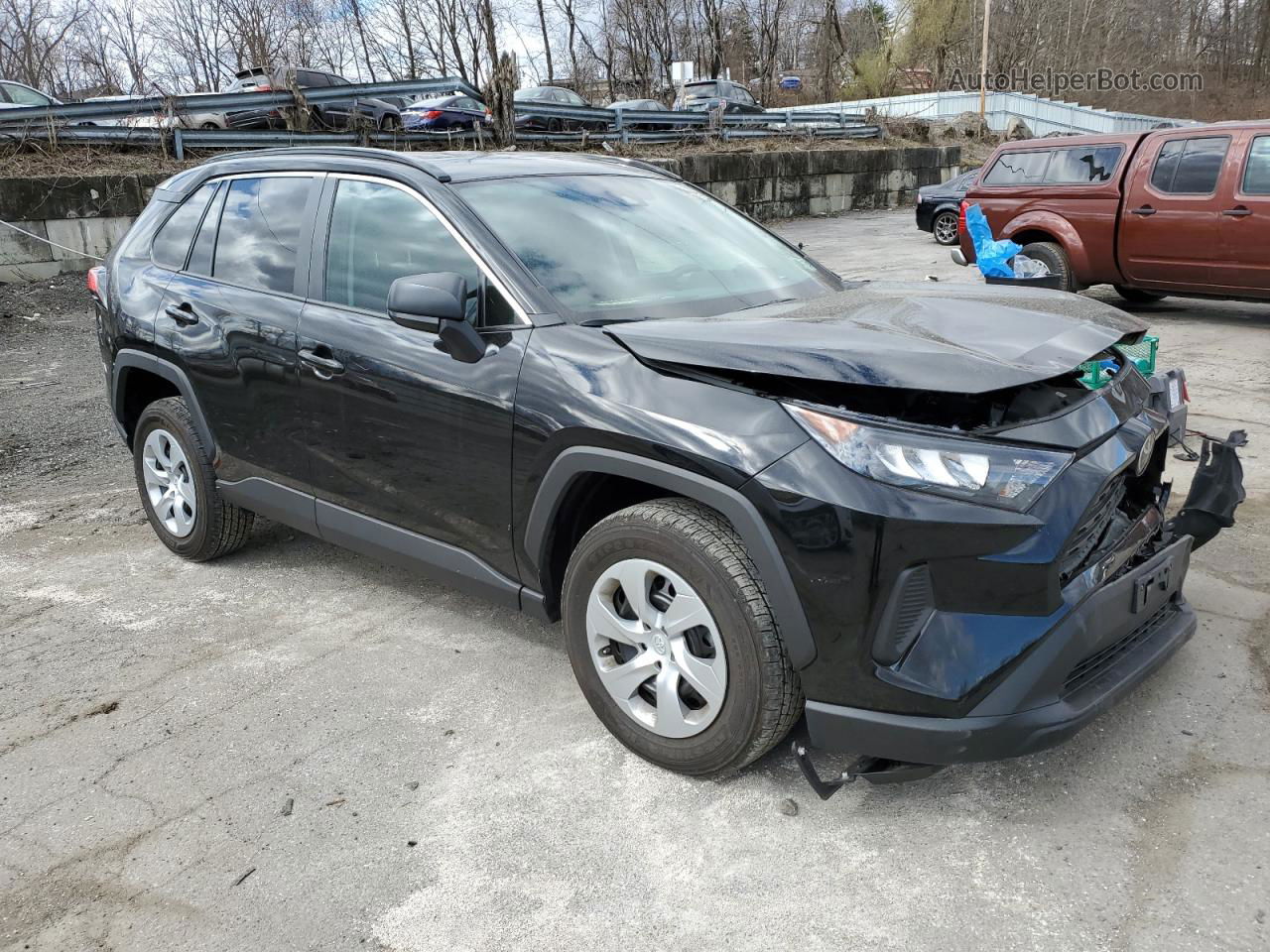 2020 Toyota Rav4 Le Черный vin: 2T3F1RFV2LC068624