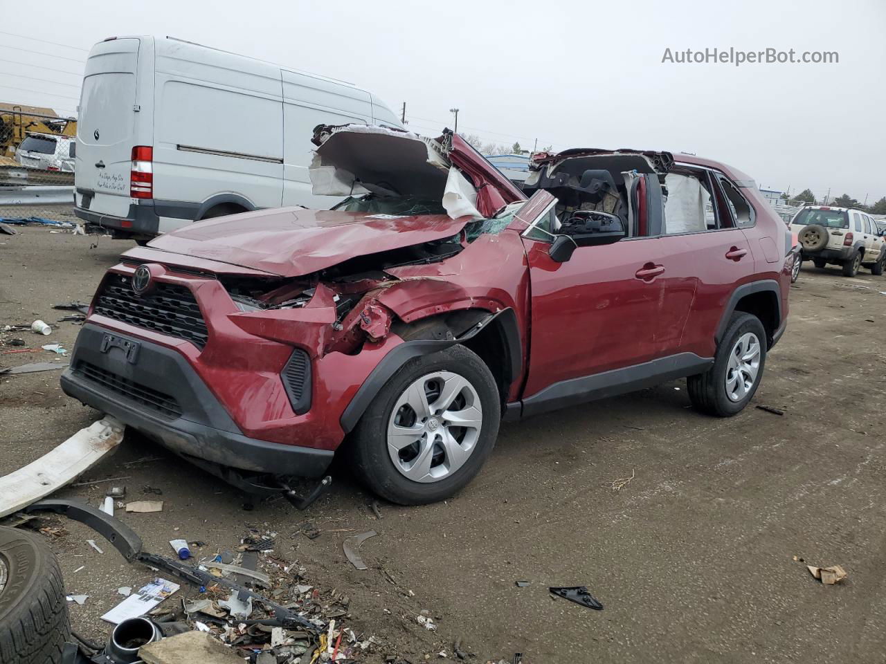 2021 Toyota Rav4 Le Red vin: 2T3F1RFV2MW221339