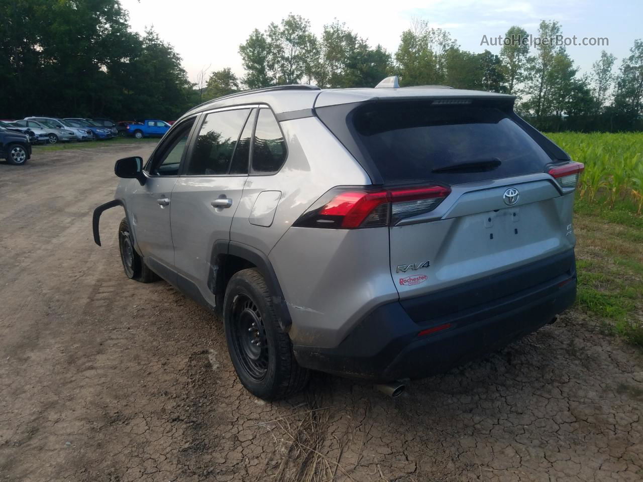 2019 Toyota Rav4 Le Серебряный vin: 2T3F1RFV3KW038271