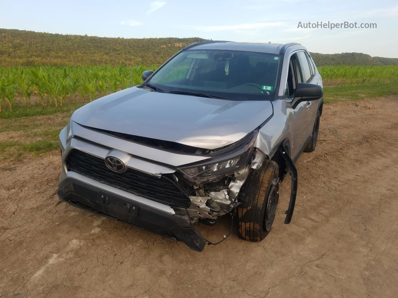 2019 Toyota Rav4 Le Серебряный vin: 2T3F1RFV3KW038271