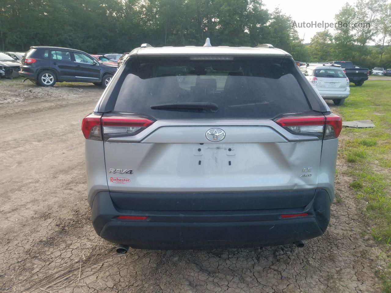 2019 Toyota Rav4 Le Silver vin: 2T3F1RFV3KW038271