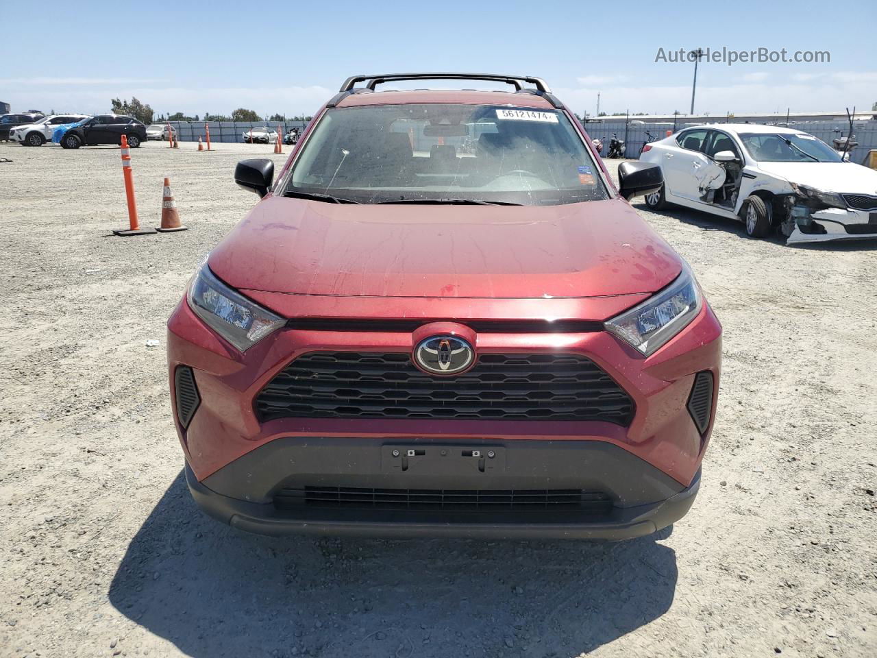 2021 Toyota Rav4 Le Burgundy vin: 2T3F1RFV3MW181773