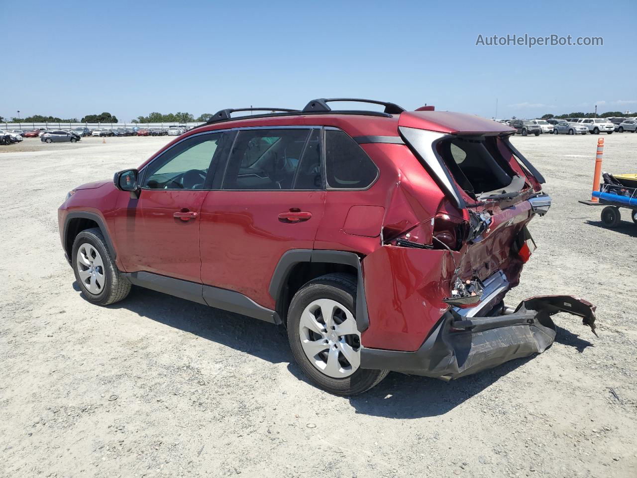 2021 Toyota Rav4 Le Burgundy vin: 2T3F1RFV3MW181773