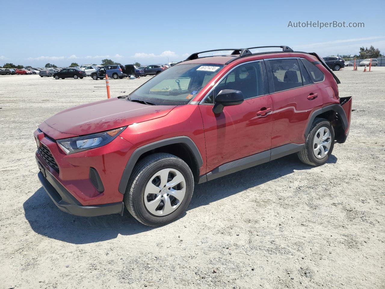 2021 Toyota Rav4 Le Burgundy vin: 2T3F1RFV3MW181773