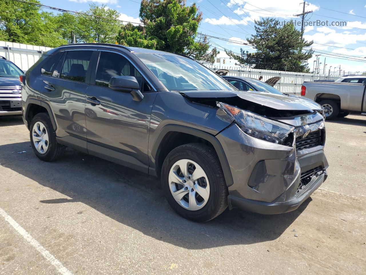 2021 Toyota Rav4 Le Gray vin: 2T3F1RFV4MW243844