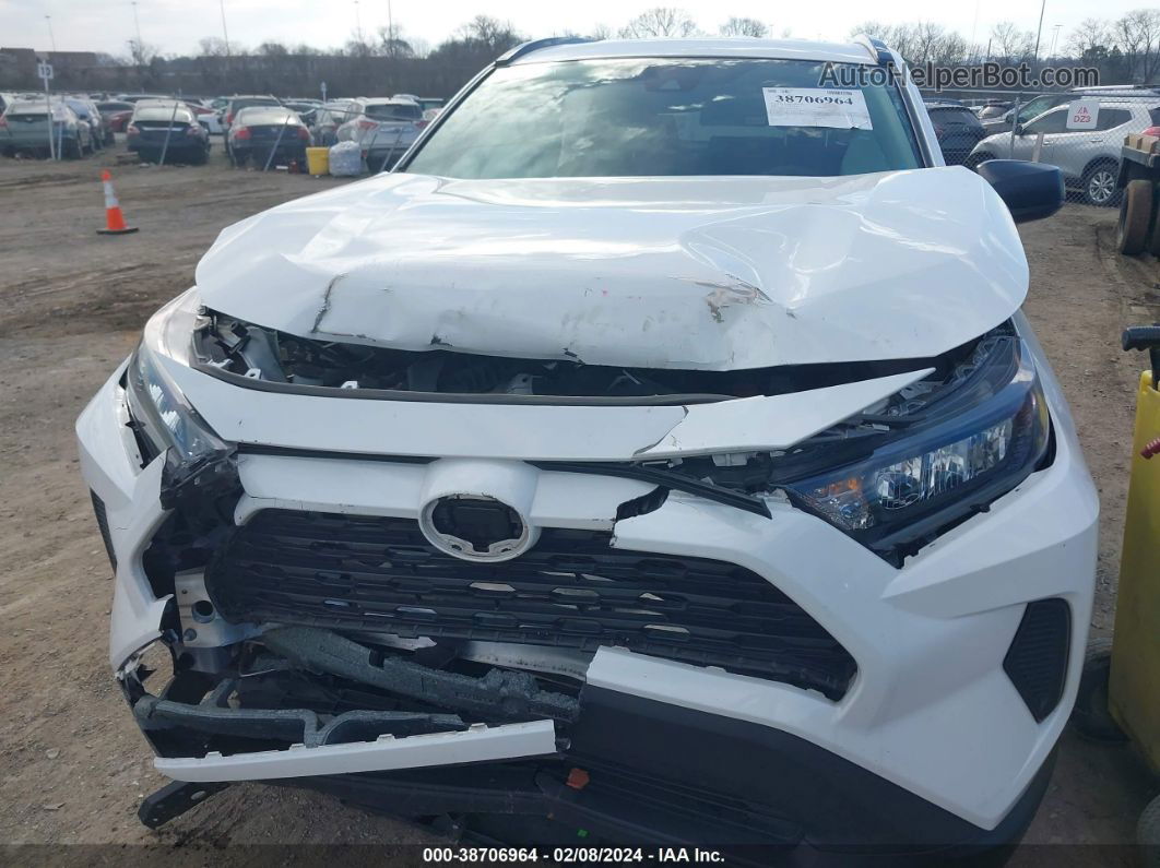 2021 Toyota Rav4 Le White vin: 2T3F1RFV5MC224592