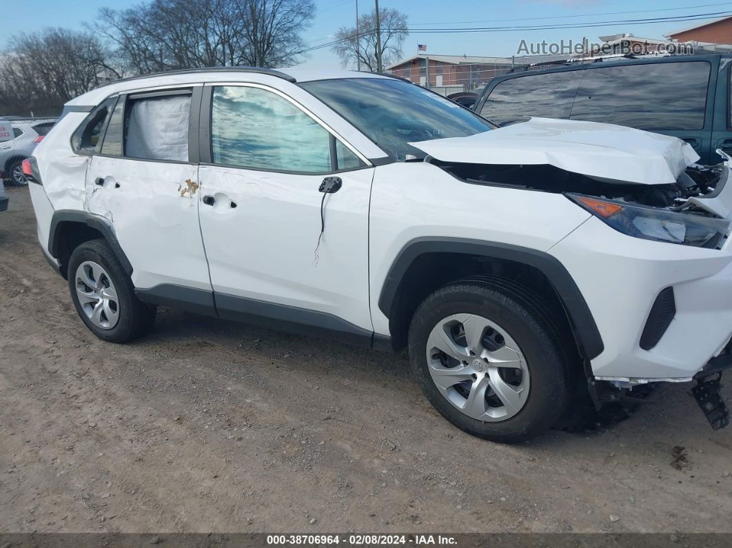 2021 Toyota Rav4 Le White vin: 2T3F1RFV5MC224592