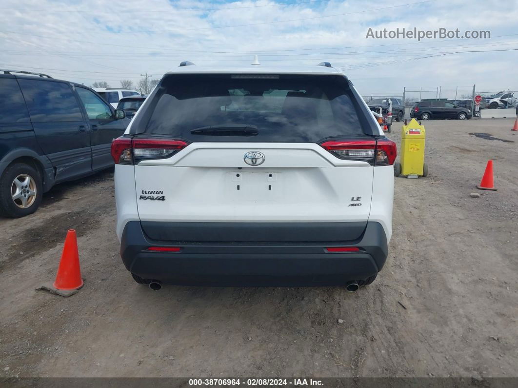 2021 Toyota Rav4 Le White vin: 2T3F1RFV5MC224592