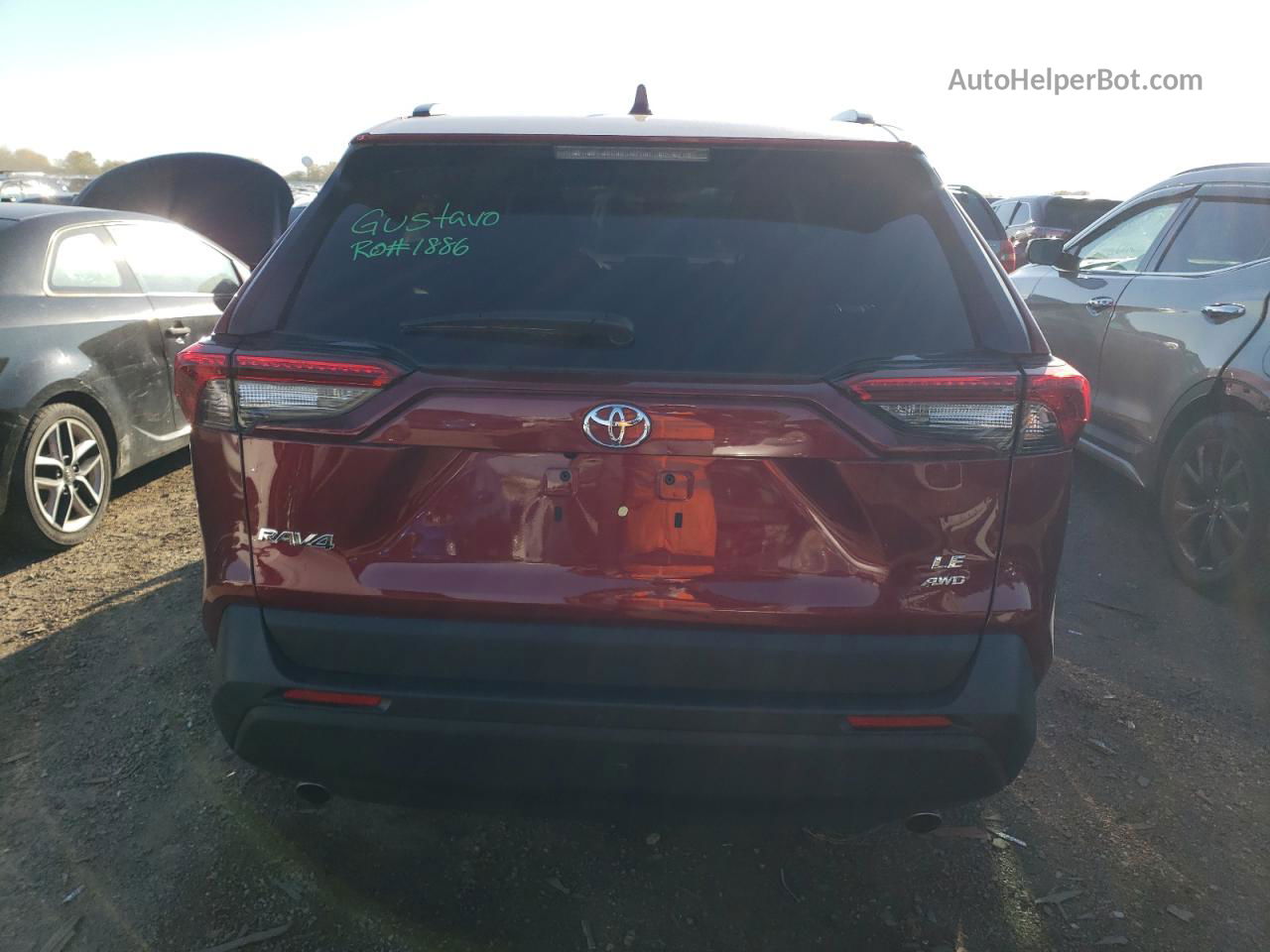 2019 Toyota Rav4 Le Red vin: 2T3F1RFV6KC048133