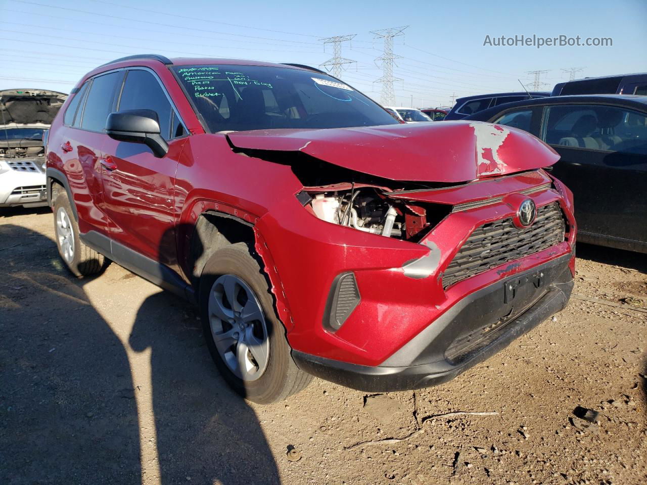 2019 Toyota Rav4 Le Red vin: 2T3F1RFV6KC048133