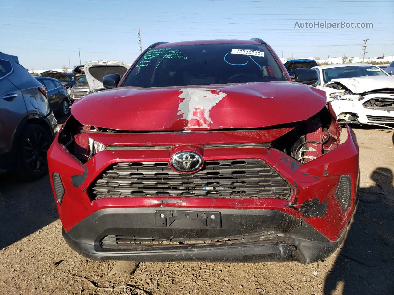 2019 Toyota Rav4 Le Red vin: 2T3F1RFV6KC048133