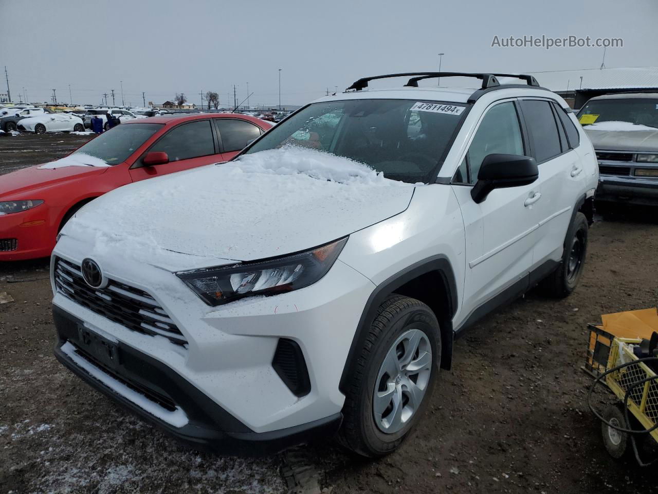 2020 Toyota Rav4 Le Белый vin: 2T3F1RFV6LC103648