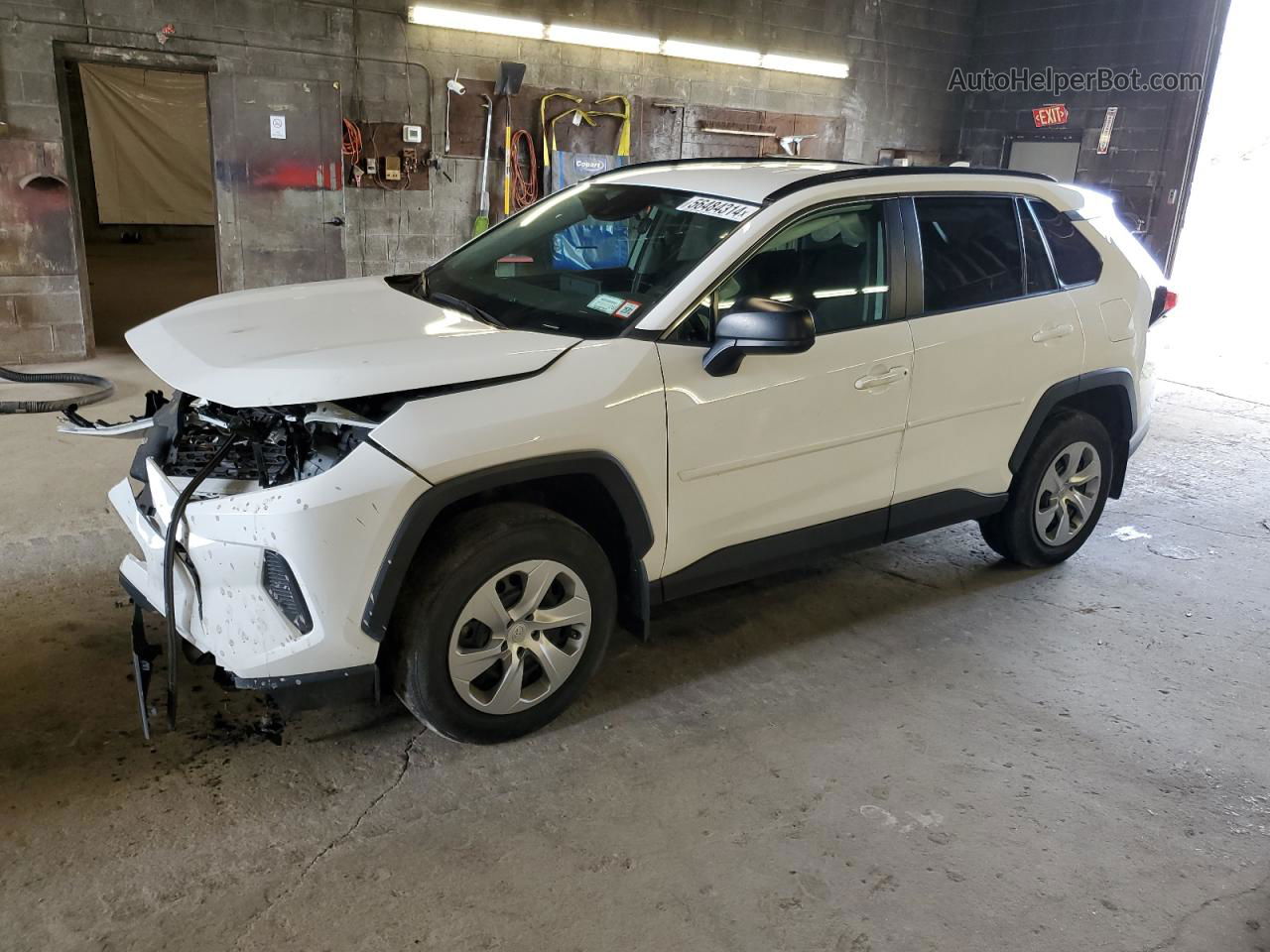 2021 Toyota Rav4 Le White vin: 2T3F1RFV6MC192963