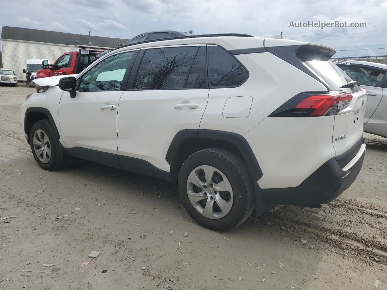 2021 Toyota Rav4 Le White vin: 2T3F1RFV7MC178778