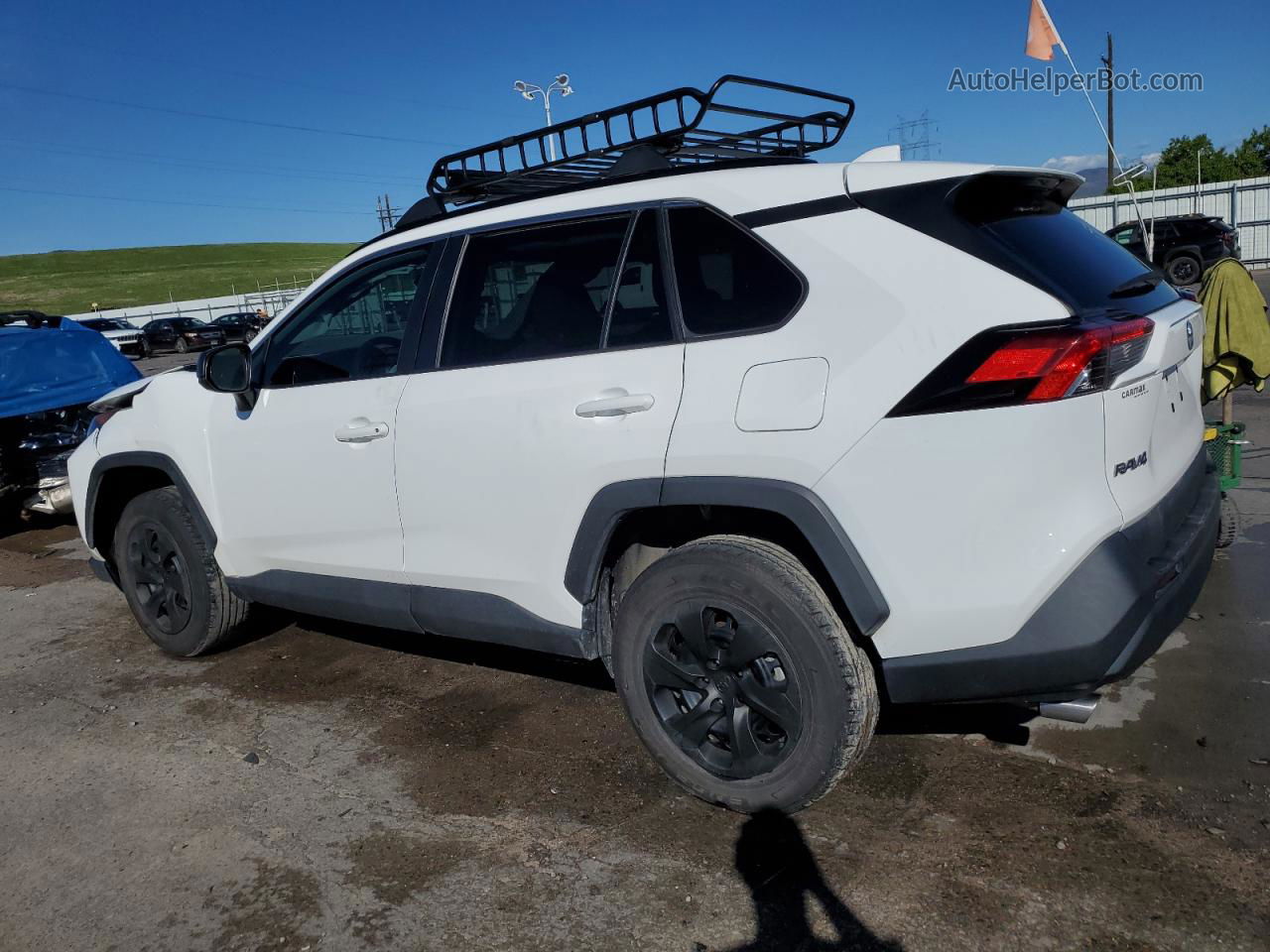 2021 Toyota Rav4 Le Белый vin: 2T3F1RFV9MW174052