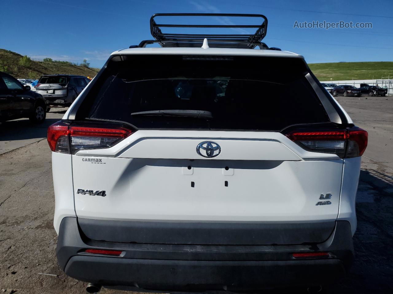 2021 Toyota Rav4 Le White vin: 2T3F1RFV9MW174052