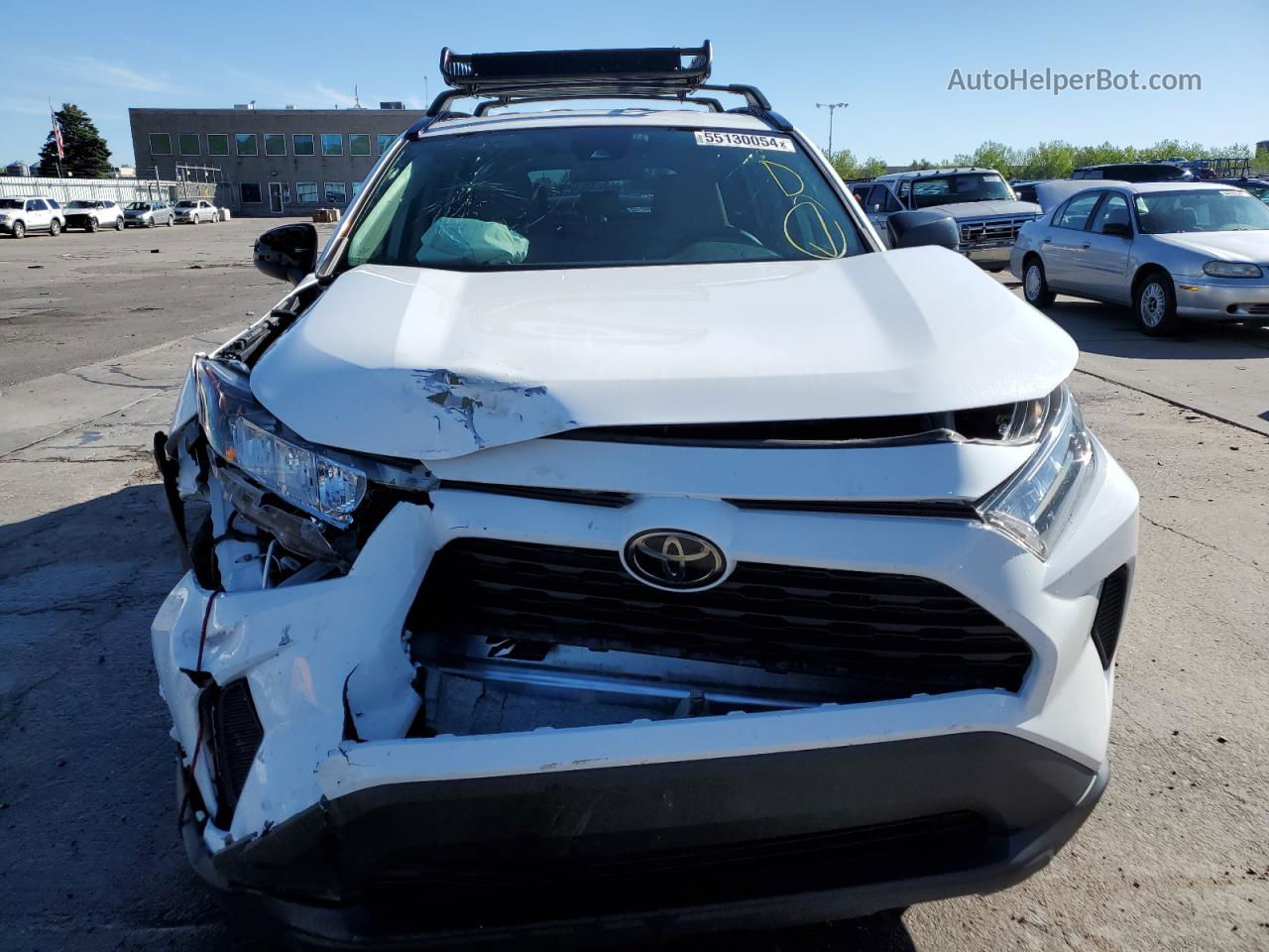 2021 Toyota Rav4 Le White vin: 2T3F1RFV9MW174052